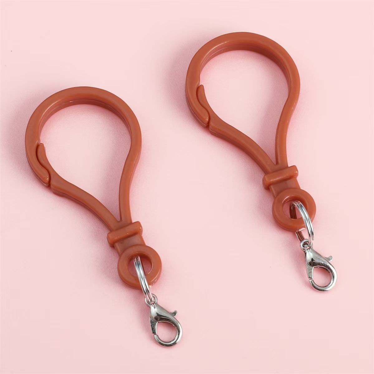 schoolbag hanging buckle doll keychain accessories diy parts plastic lobster clasp suspender buckles diy keychain material package Item Picture