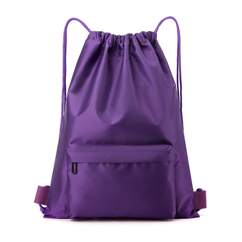factory customized waterproof drawstring drawstring backpack sports gym bag mountaineering running backpack cross-border basketball bag Item Picture