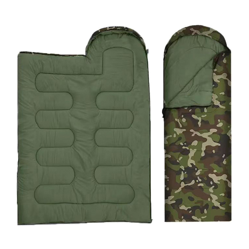 cross-border amazon outdoor adult sleeping bag cold protection in winter camping emergency hotel dirt-proof envelope camping sleeping bag Item Picture