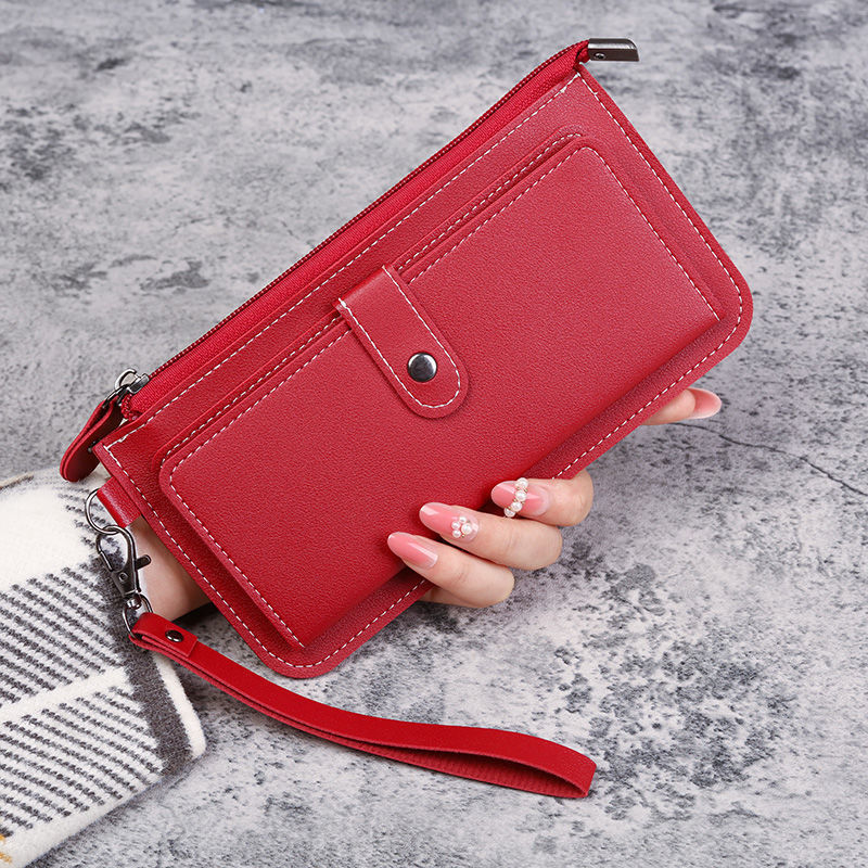new wallet women's japanese and korean students multi-card-slot coin purse large capacity card holder coin bag fashion all-match small zipper full figure
