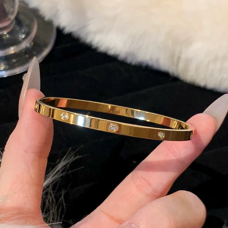 high-end bracelet fashion simple bracelet simple bracelet hot gold ornament bracelet couple bracelet new Item Picture