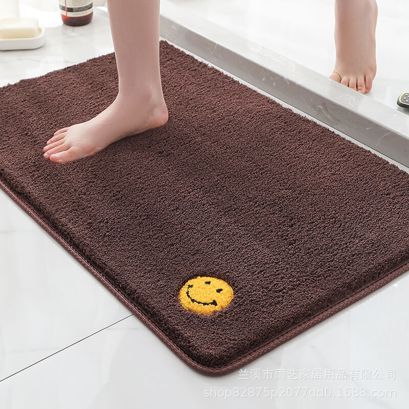 popular thickened bubble velvet household carpet bedroom kitchen floor mat bathroom absorbent non-slip floor mat toilet door mat full figure
