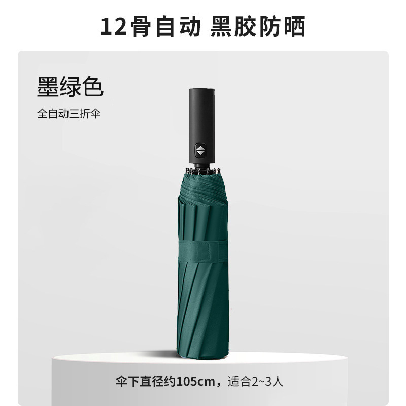 umbrella customized manual folding plus-sized sun umbrella anti-uv umbrella rain dual-use sun umbrella disposable batch goods details Picture