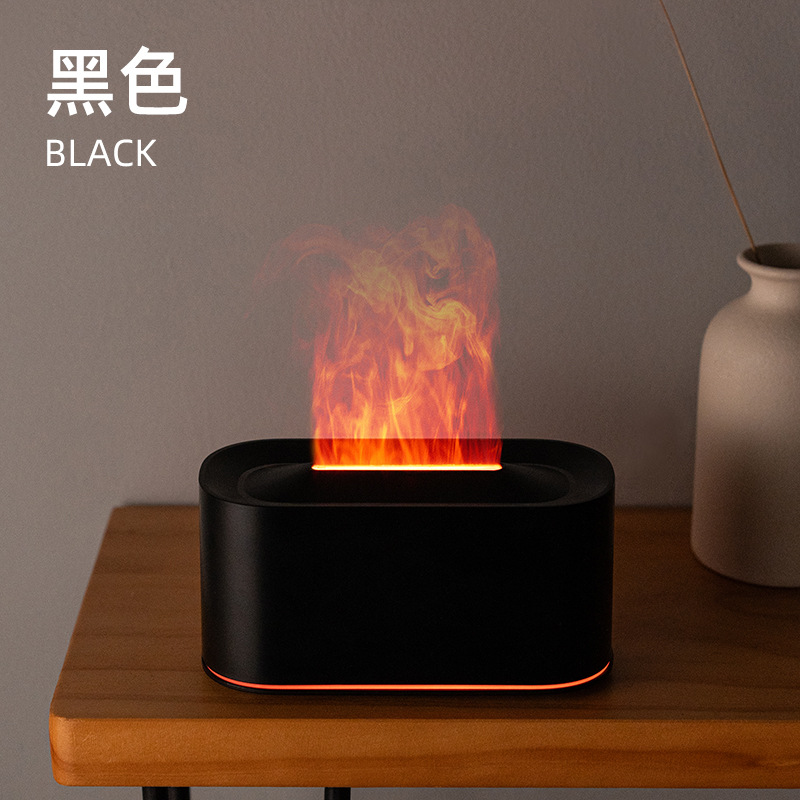 cross-border creative new colorful flame aroma diffuser usb plug-in home office desktop colorful fragrance humidifier Application Scenario