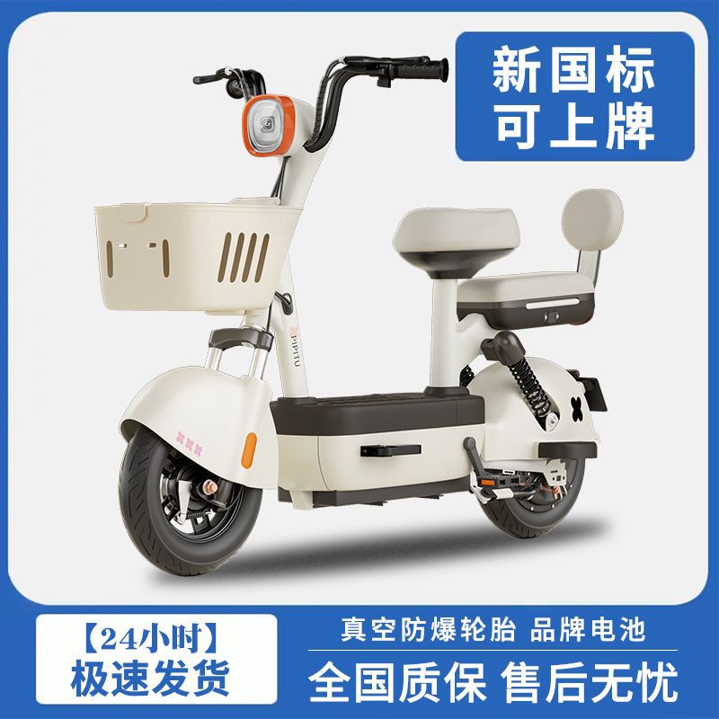 new national standard small electric car adult new two-wheel bicycle battery car female student Application Scenario