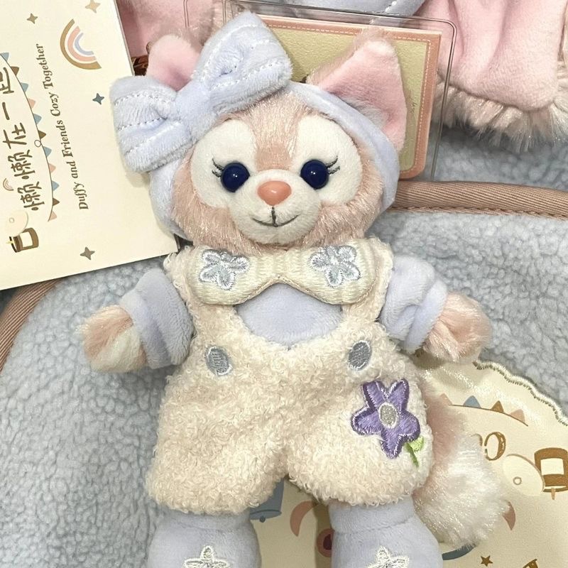 high quality cute duffy pajamas detective lazy baby fox linebel plush toy key ring pendant Application Scenario