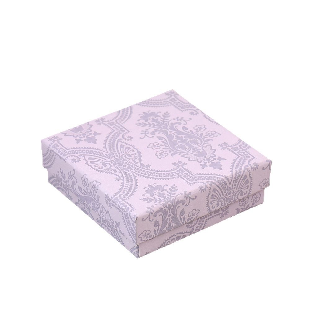 mori style fumigating purple classical printing jewelry box stud earrings jewelry necklace bracelet tiandigai gift storage packing box Item Picture