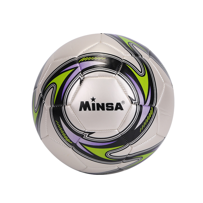 factory in stock adult training no. 5 football primary and secondary school students senior high school entrance examination training competition machine sewing pvc football wholesale Specification drawing