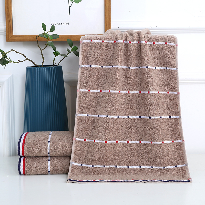 thickened cotton towel factory creative gift all cotton plain color face washing face towel absorbent daily necessities home logo full figure