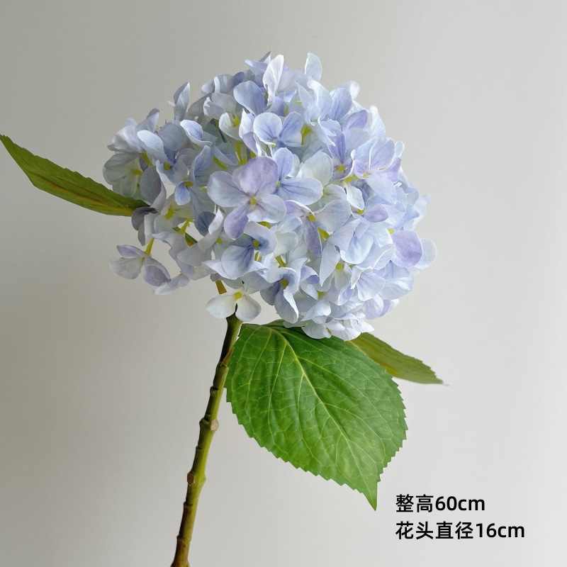 princess hydrangea artificial flower raw silk artificial flower bionic bouquet living room table decoration flower arrangement decorative flowers high sense Specification drawing