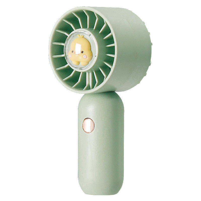 new little fan usb charging student wind turbine portable outdoor max airflow rate mini handheld fan little fan Item Picture