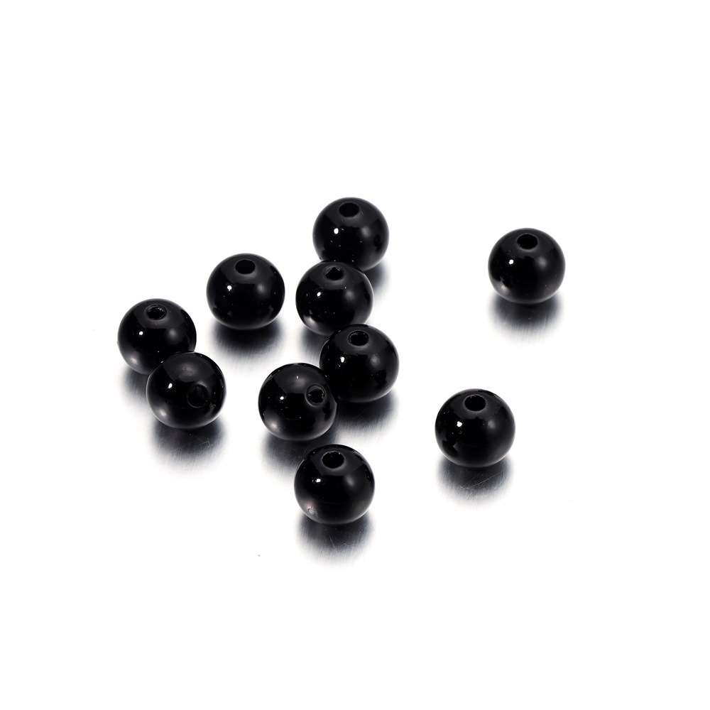 diy jewelry accessories scattered beads 3-20mm white beige abs imitation pearl straight hole beads round stringed pearls Specification drawing
