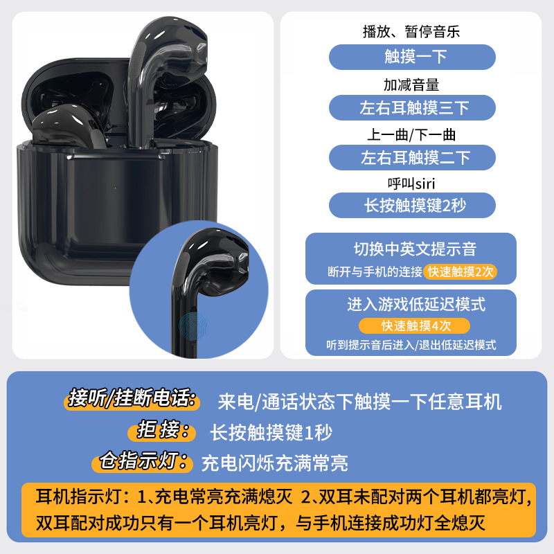 huaqiang north fourth generation tws jieli pro4 male model real wireless bluetooth headset 2024 new cross-border pro5 Application Scenario
