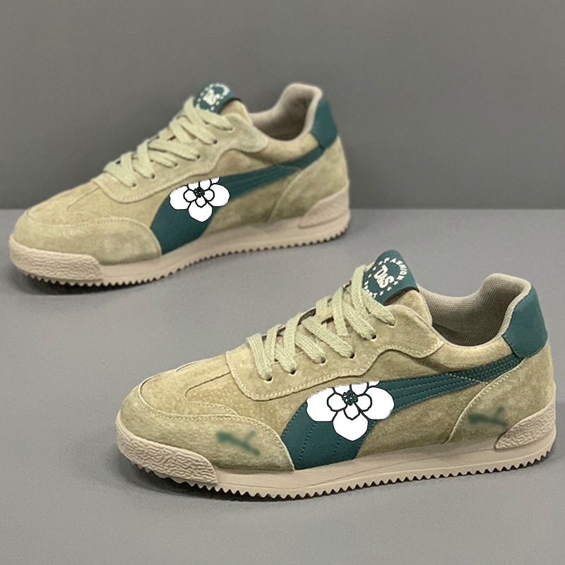 2025 summer fashion brand light luxury breathable cloth low-top comfortable sneakers fashion casual retro all-matching men's shoes Specification drawing