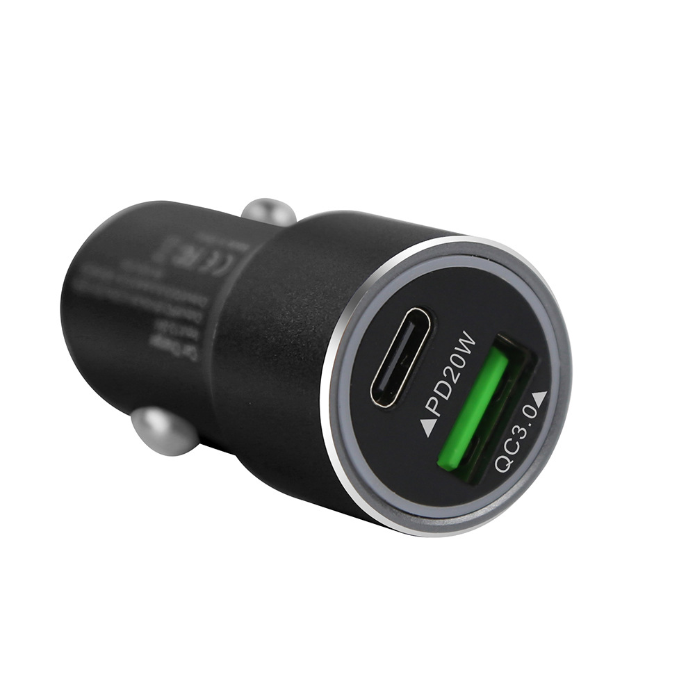 new car charger car charger 38w dual usb metal super fast charge qc3.0 cellphone car charger car charger one for two Application Scenario