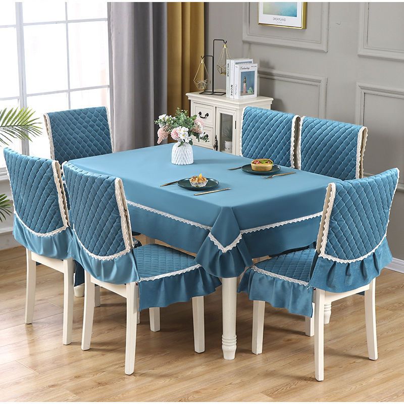 universal dining table cloth chair cover chair cushion set stool cover seat cushion dining and chair cushion set european style chair cover cover Item Picture