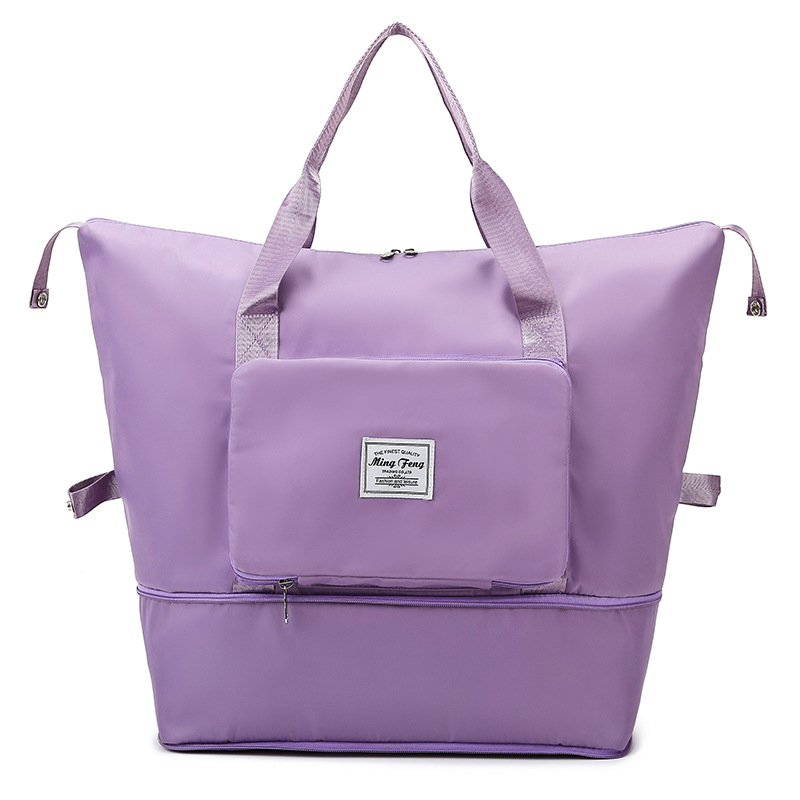 foldable large capacity travel bag dry wet separation swimming yoga fitness bag student travel short distance luggage bag Application Scenario