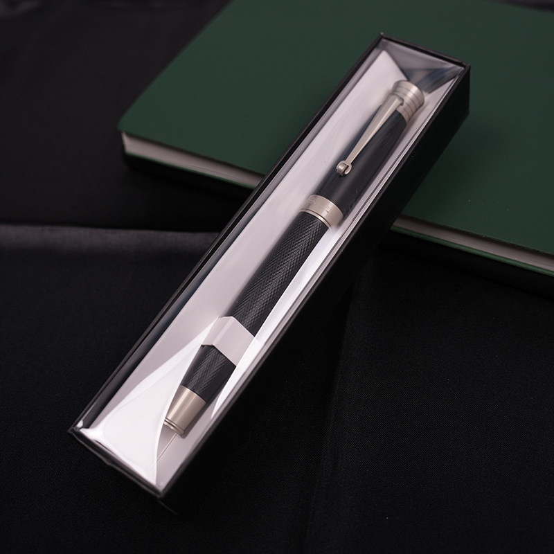yongsheng 9591 metal business office calligraphy signature pen writing smooth student writing practice gift ink sac pen Specification drawing
