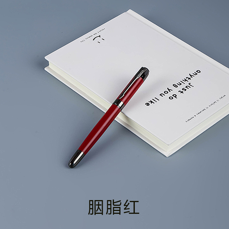 factory direct sales metal office business pen student writing practice pen advertising gift pen gel pen signature pen details Picture