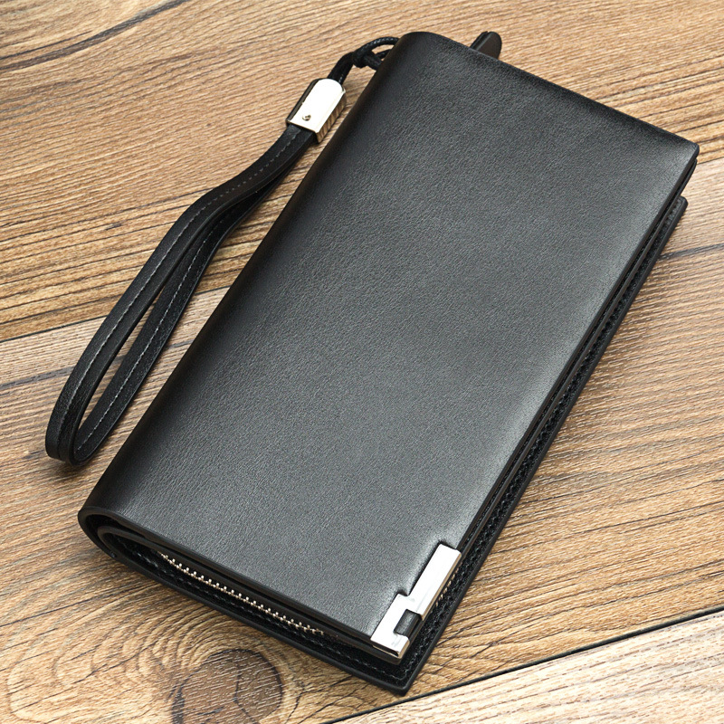 new large capacity business men wallet zipper multifunctional clutch long wallet card holder wholesale wallet Application Scenario