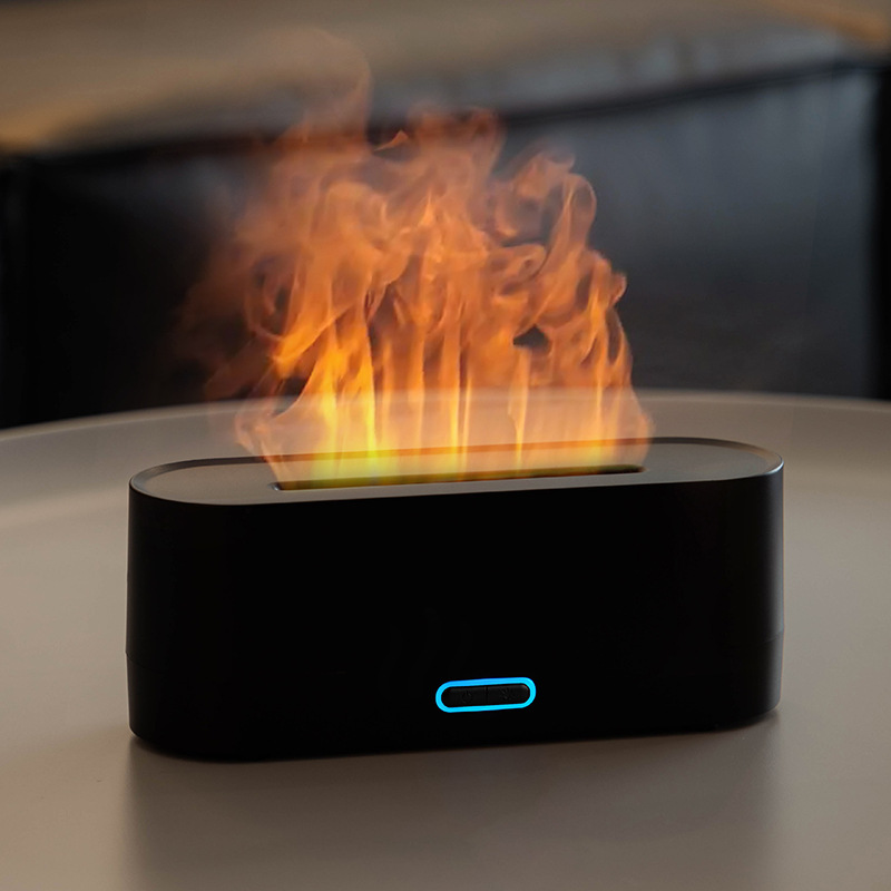 new cross-border desktop colorful simulation flame aroma diffuser household hotel usb air humidifier aroma diffuser Application Scenario