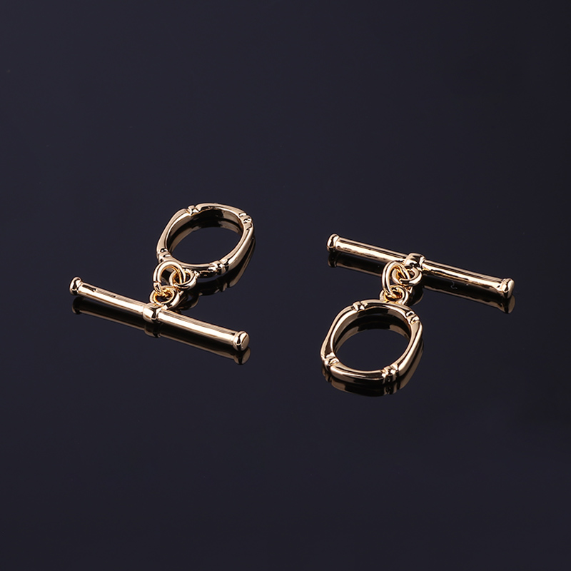 Invisible diy ear clips conversion accessories color-preserving electroplated ear studs details Picture