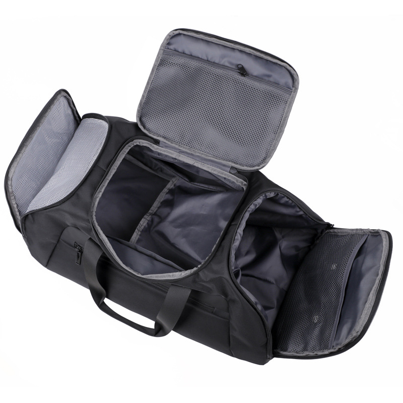 travel bag large-capacity backpack independent shoe warehouse printed logo dry wet separation sports bag outdoor fitness backpack Application Scenario