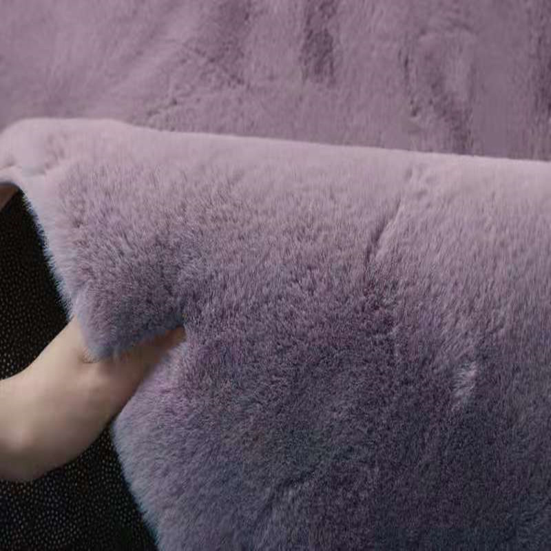 ins style imitation rabbit fur carpet living room coffee table wall-to-wall carpet bedroom bedside blanket machine washable plush bay window mat Application Scenario