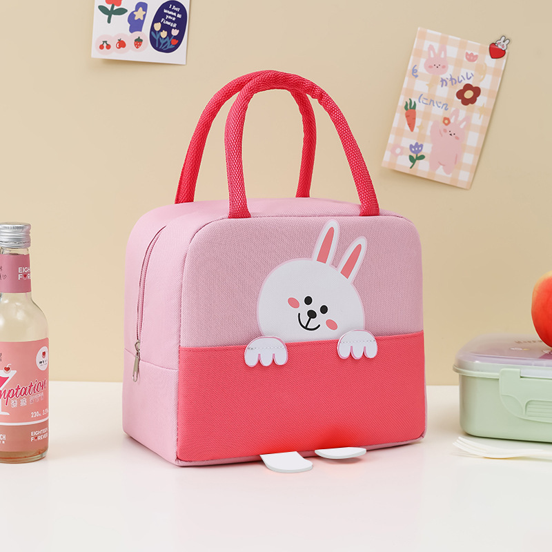 lunch box handbag waterproof heat insulation bag refrigerated bag aluminum foil thickening lunch box bag work with rice lunch box bag lunch box bag Application Scenario