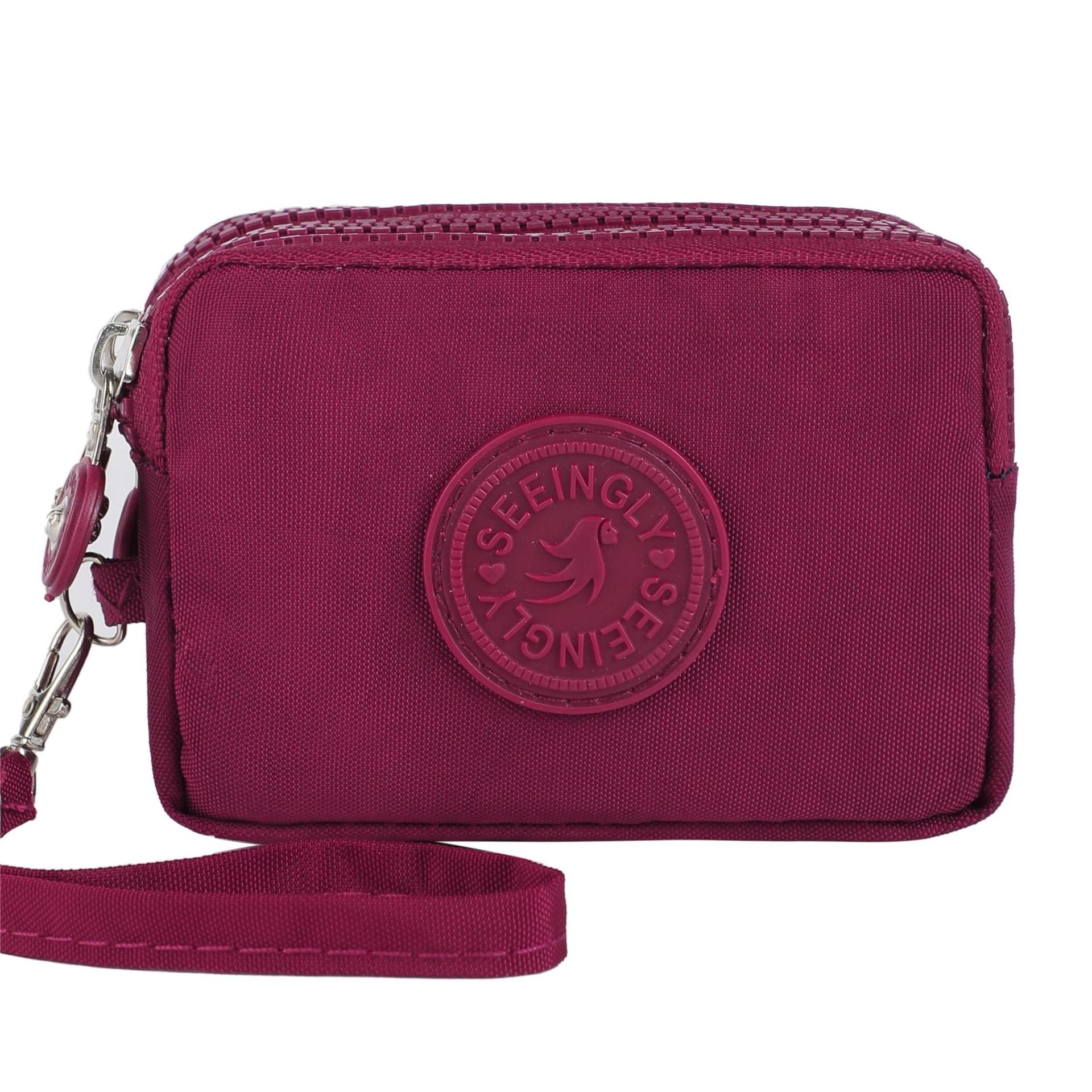 factory direct sales foreign trade coin purse cross-border gift simple waterproof key case nylon zipper coin purse wholesale Application Scenario