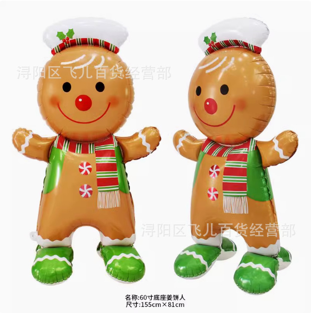 ins christmas snowman old man halloween pumpkin spider series aluminum balloon festival party decoration layout Application Scenario