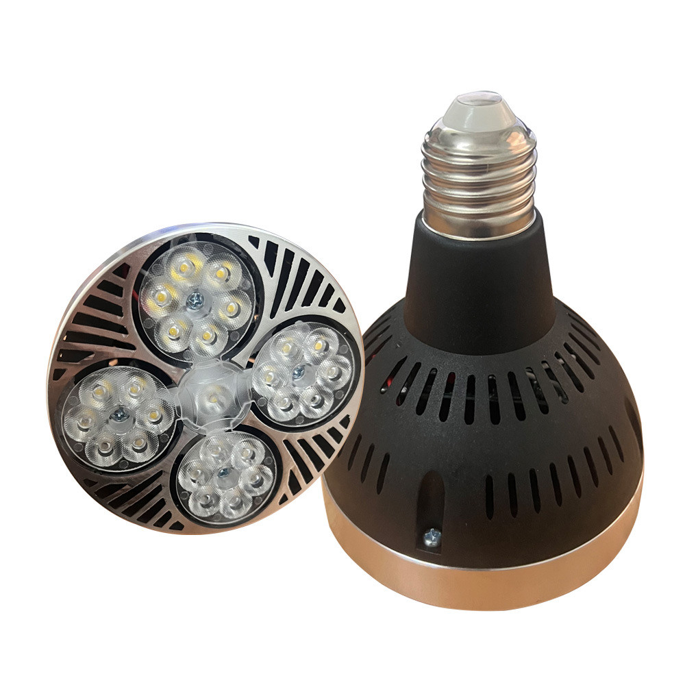 super bright led clothing store par30 track spotlight 25w35w40w light source e27 screw lamp head p30 shooting bulb Item Picture