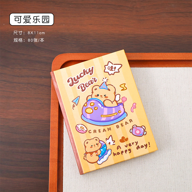 cute apple a7 notebook ins style pockets notebook student cute mini notebook portable blank notepad full figure