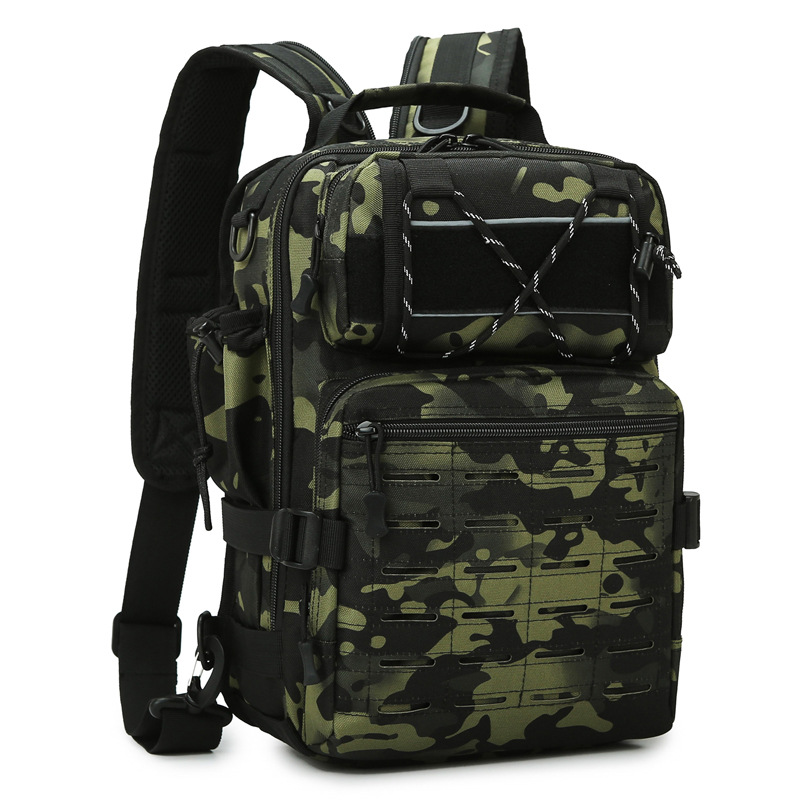 outdoor multi-functional lure bag new special training backpack crossbody shoulder bag tactical men's sports chest bag camouflage Application Scenario