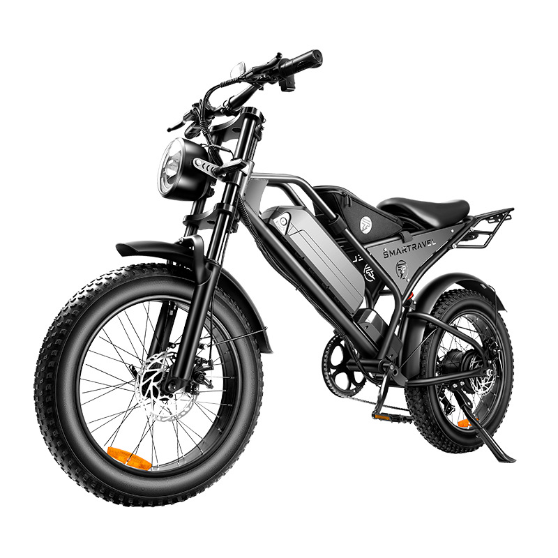 electric bicycle long endurance 20-inch fat tire off-road mountain imitation motorcycle retro beach snow foreign trade electric motorcycle Specification drawing