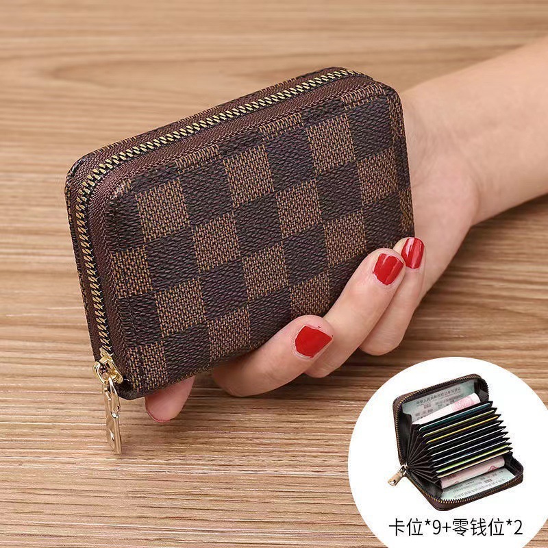 hot selling expanding card holder new multiple card slots large capacity document package card holder factory direct sales mini purse details Picture