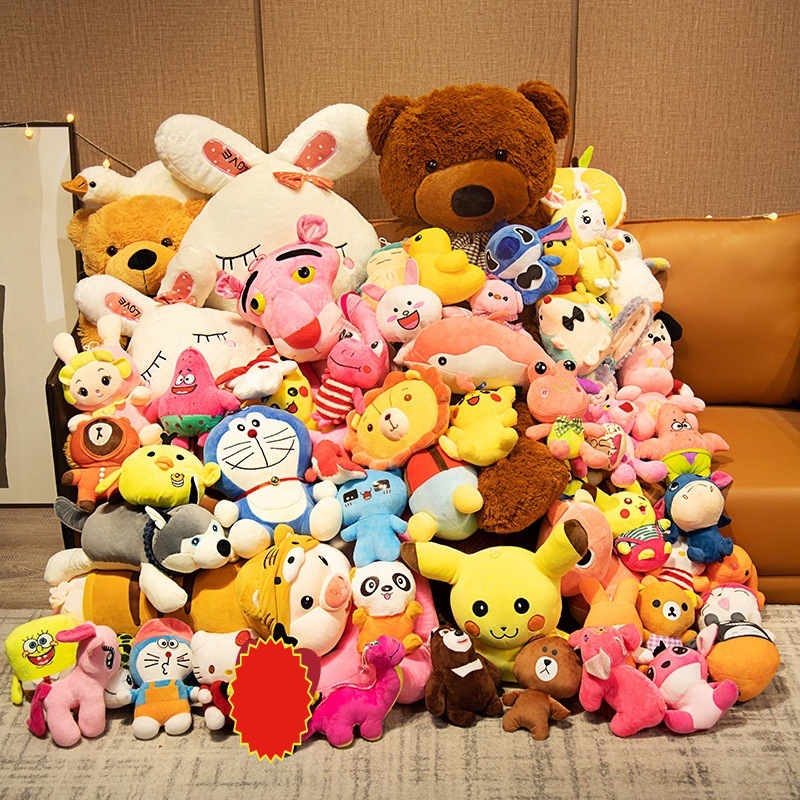 prize claw doll eight-inch plush toy night market stall ferrule doll wedding throw doll activity wedding goods 8 full figure