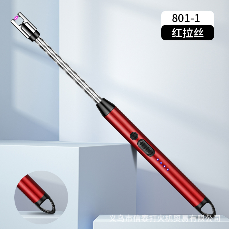new household gas stove charging igniter lighter power display single arc portable pulse lighter details Picture