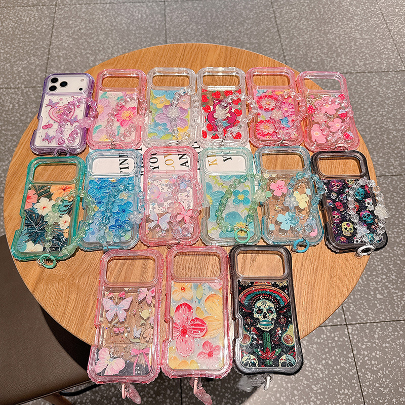 applicable to apple 17promax phone case custom iphone17air pattern epoxy 15pm drop-resistant phone case details Picture