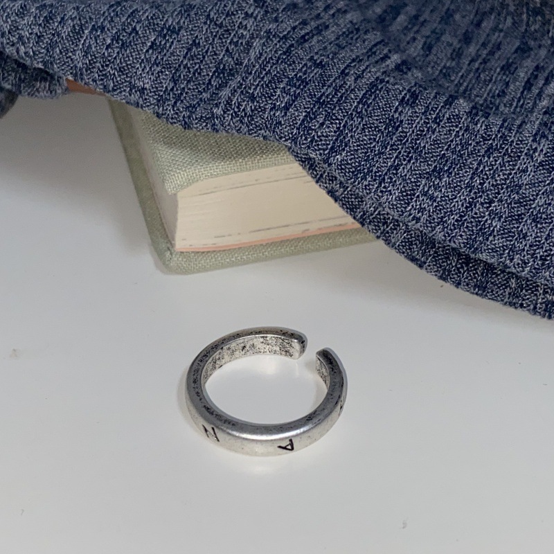 xiaohongshu new s925 sterling silver ring female summer ins style high-grade sense special interest light luxury non-fading silver accessories Item Picture