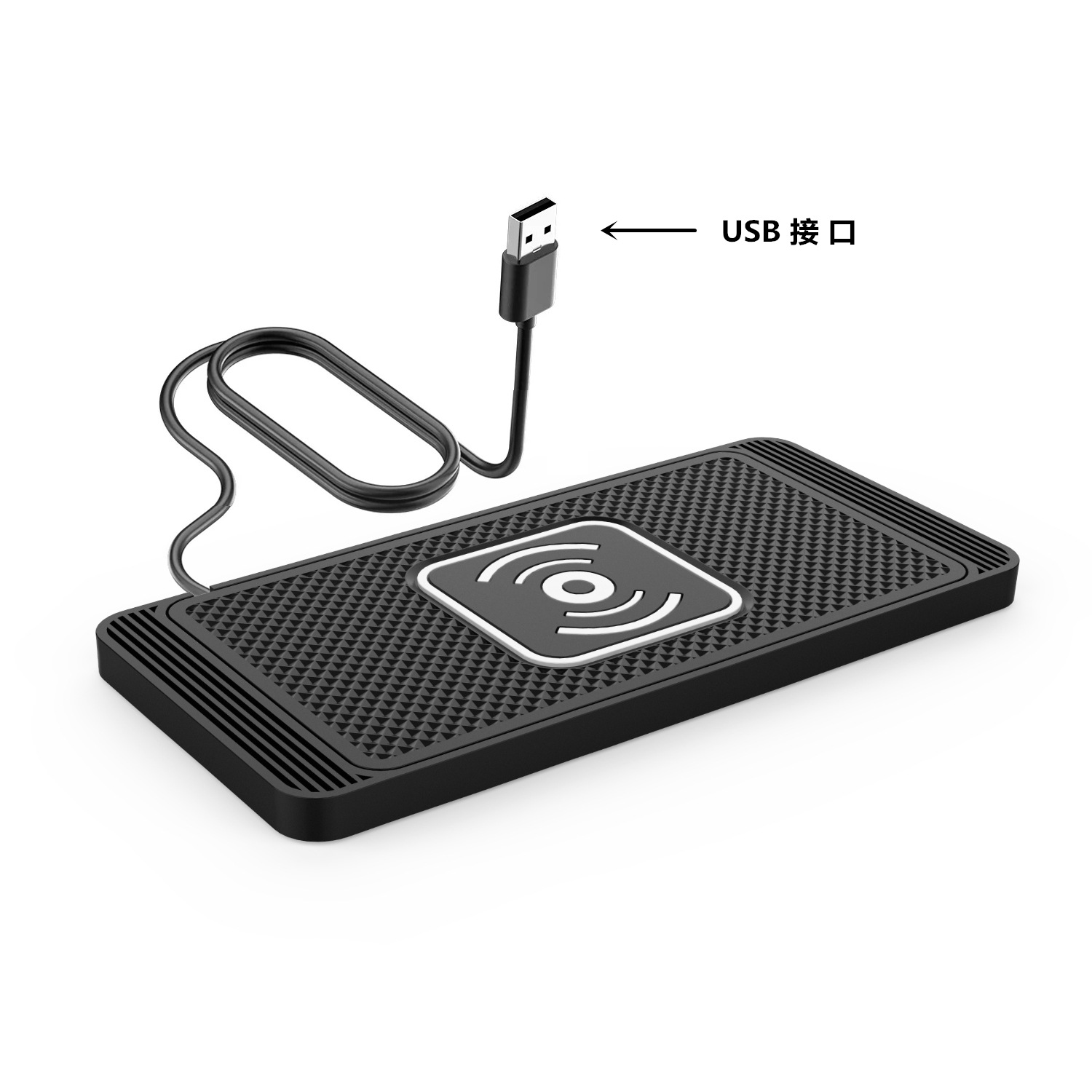 foreign trade cross-border car wireless charger 15w induction suitable for huawei apple samsung fast charge wireless fast charge full figure