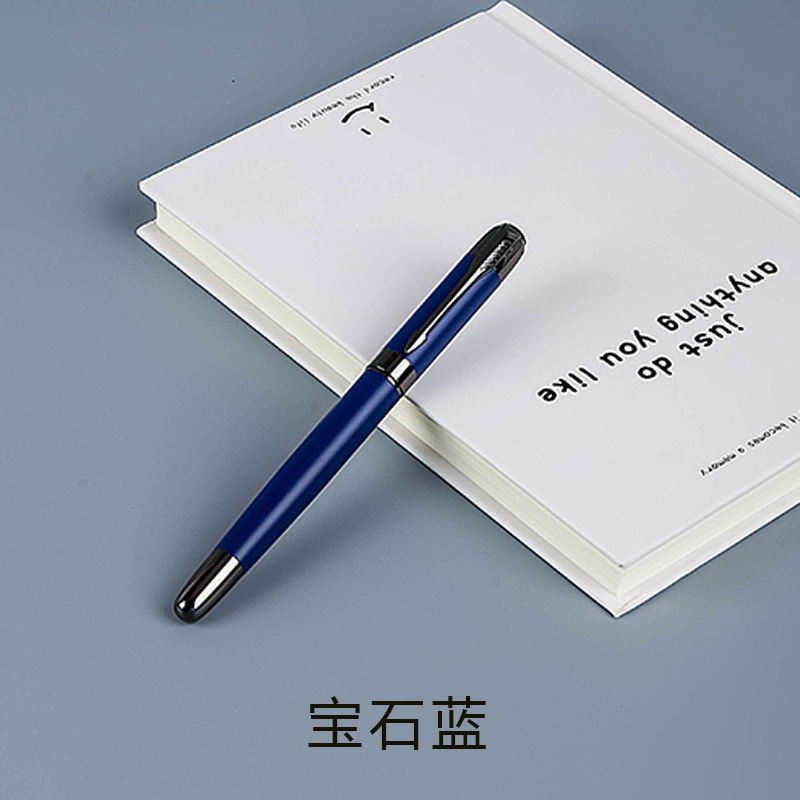factory direct sales metal office business pen student writing practice pen advertising gift pen gel pen signature pen Specification drawing