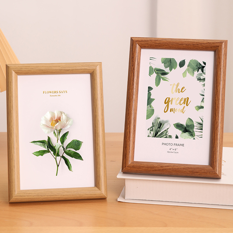 photo frame 6-inch photo frame decoration photo wall 7-inch 8-inch a4 creative simple arc wooden puzzle frame picture frame full figure