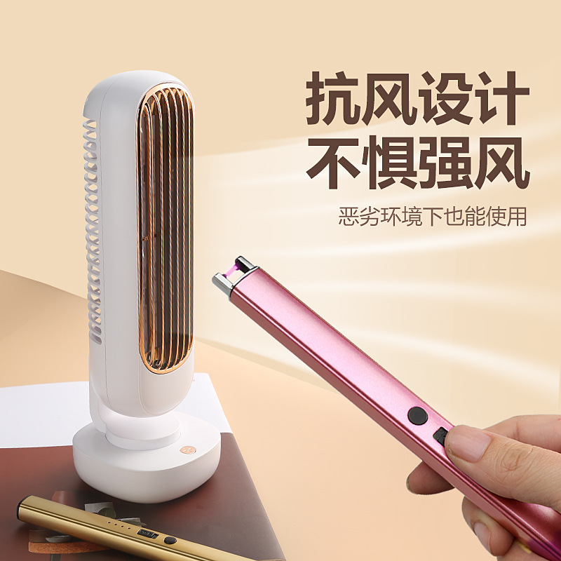 aromatherapy candle gas stove kitchen stove igniter creative kitchen stove charging usb lighter Specification drawing