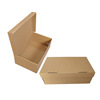 spot men's and women's sports shoes packaging kraft paper shoe box folding shoe box paper box flip storage gift box customization full figure