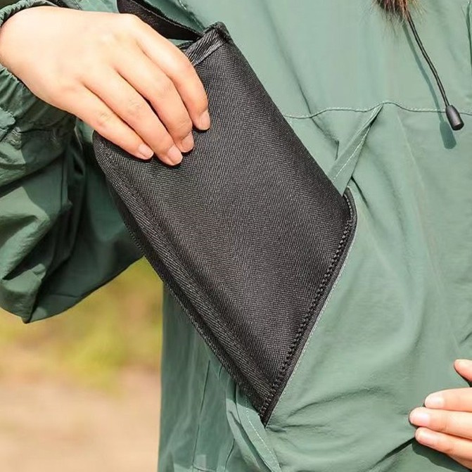 outdoor folding pencil case pony bags pocket stool portable hanging fishing stool camping travel leisure handbag chair Specification drawing