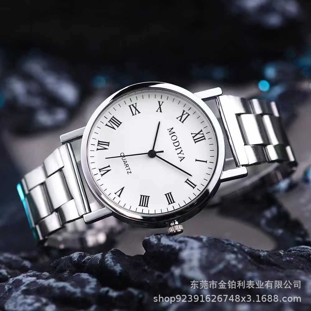 factory direct sales hot cross-border gift watch wholesale men's watch stainless steel quartz men's watch Specification drawing