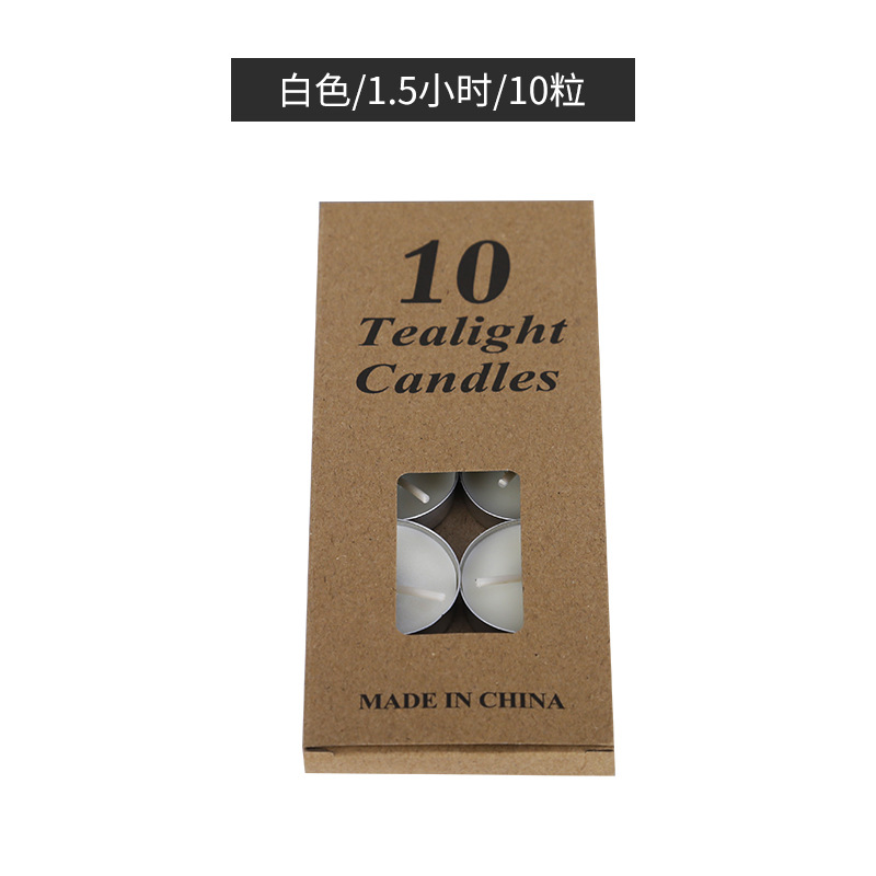 smoke-free candle light plant natural confession color small candle 2-4 hours boiled tea warm tea fragrance lamp tealight details Picture