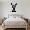 cartoon deer metal wall decoration christmas element deer cute home decoration Specification drawing