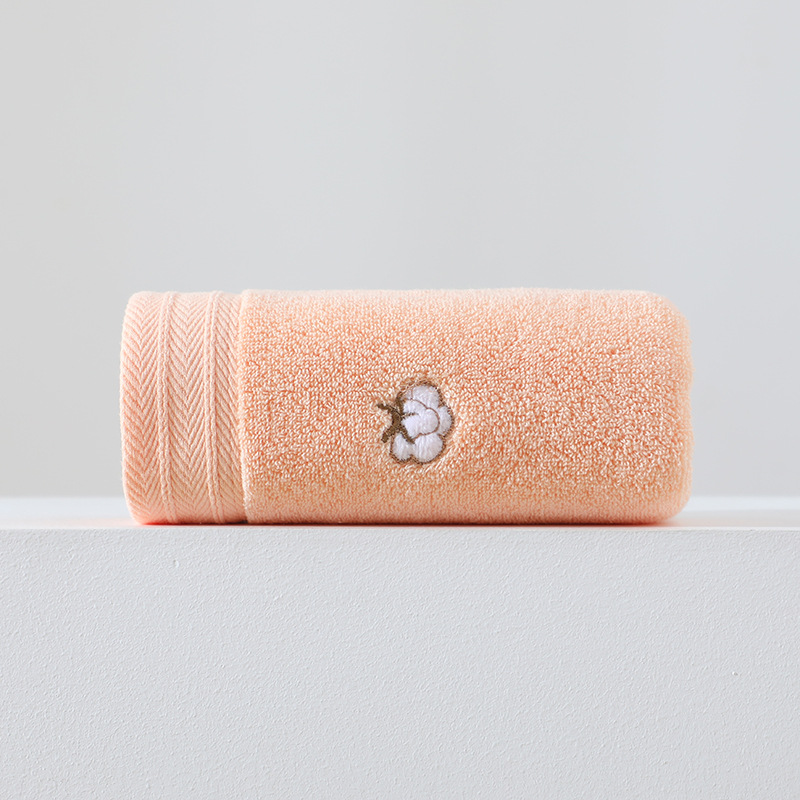 towel cotton class a absorbent lint-free independent packaging household face towel new year gift towel pure cotton Specification drawing